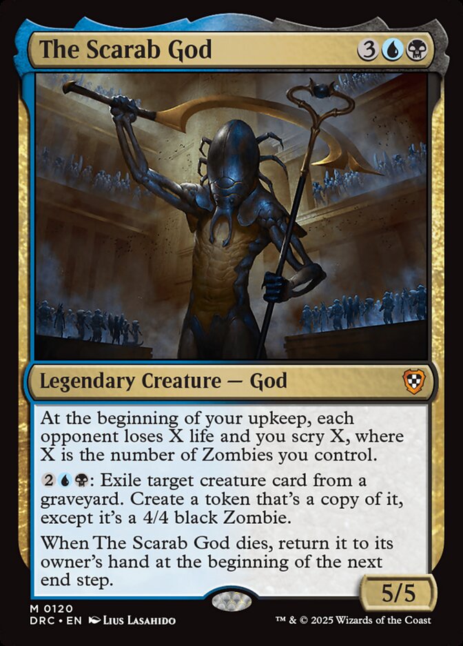 The Scarab God — Aetherdrift Commander (DRC) #120