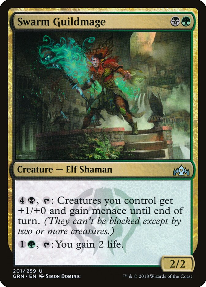Swarm Guildmage — Guilds of Ravnica (GRN) #201