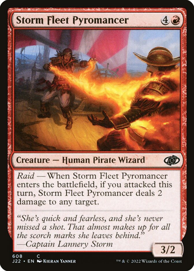 Storm Fleet Pyromancer — Jumpstart 2022 (J22) #608