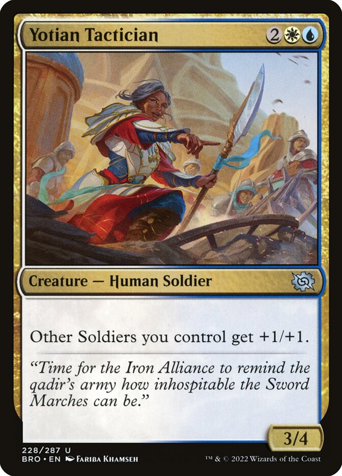 Yotian Tactician — The Brothers' War (BRO) #228