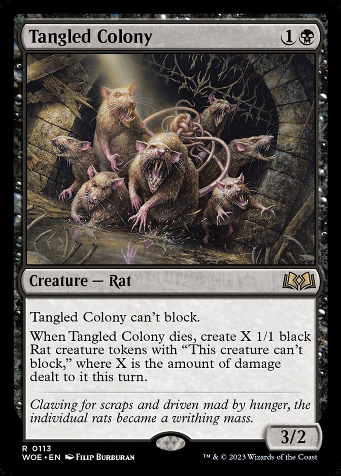 Tangled Colony — Wilds of Eldraine (WOE) #113
