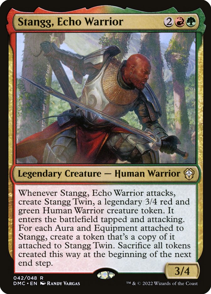 Stangg, Echo Warrior — Dominaria United Commander (DMC) #42