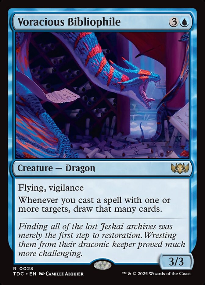 Voracious Bibliophile — Tarkir: Dragonstorm Commander (TDC) #23