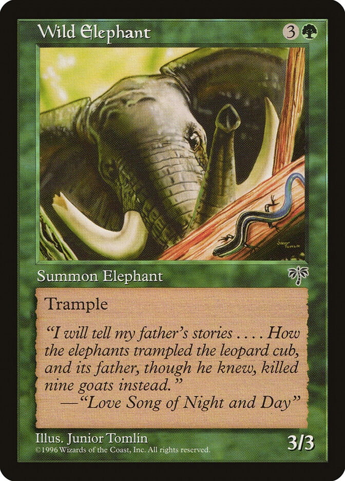 Wild Elephant — Mirage (MIR) #254