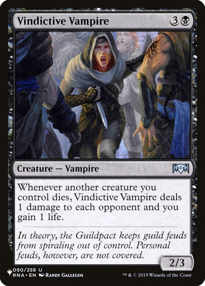 Vindictive Vampire — The List (PLST) #RNA-90