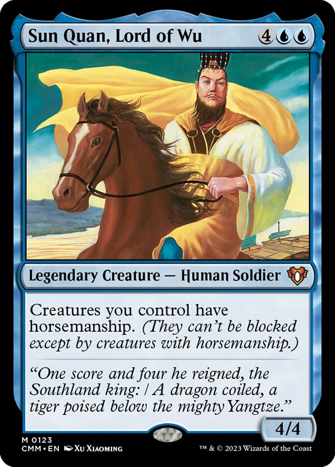 Sun Quan, Lord of Wu — Commander Masters (CMM) #123