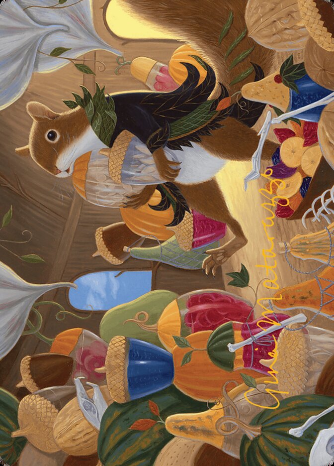 Stocking the Pantry // Stocking the Pantry — Bloomburrow Art Series (ABLB) #24
