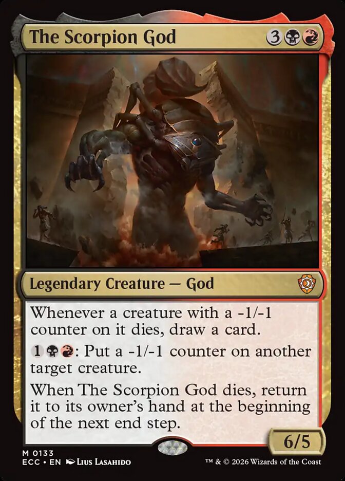 The Scorpion God — Lorwyn Eclipsed Commander (ECC) #133