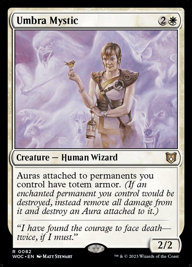 Umbra Mystic — Wilds of Eldraine Commander (WOC) #82