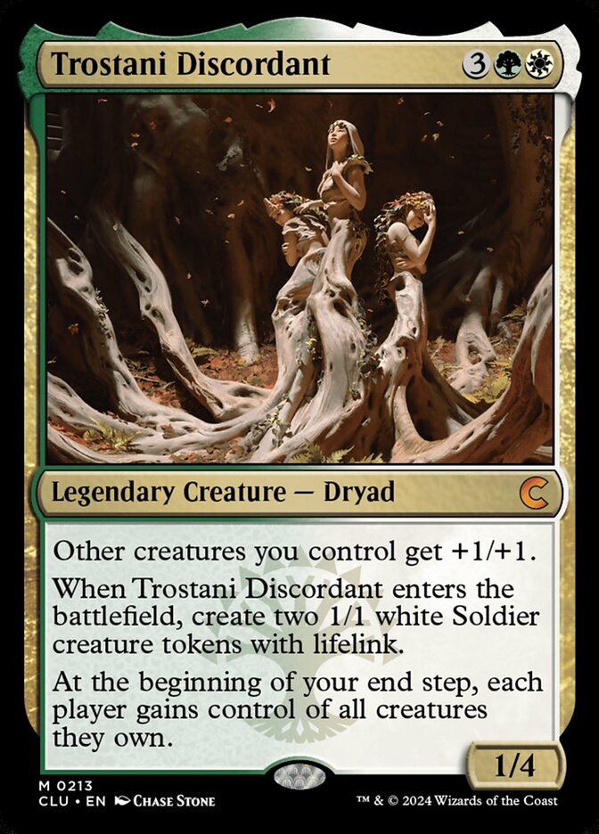 Trostani Discordant — Ravnica: Clue Edition (CLU) #213