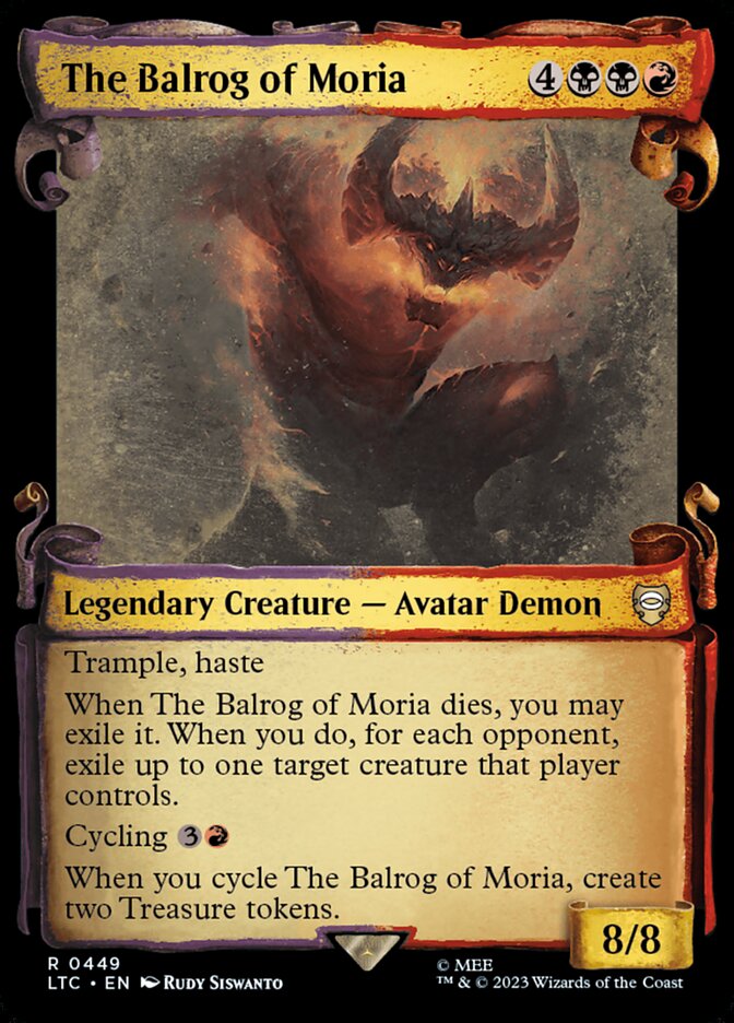 The Balrog of Moria — Tales of Middle-earth Commander (LTC) #449