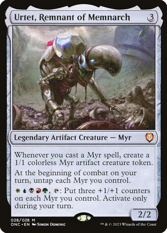 Urtet, Remnant of Memnarch — Phyrexia: All Will Be One Commander (ONC) #28