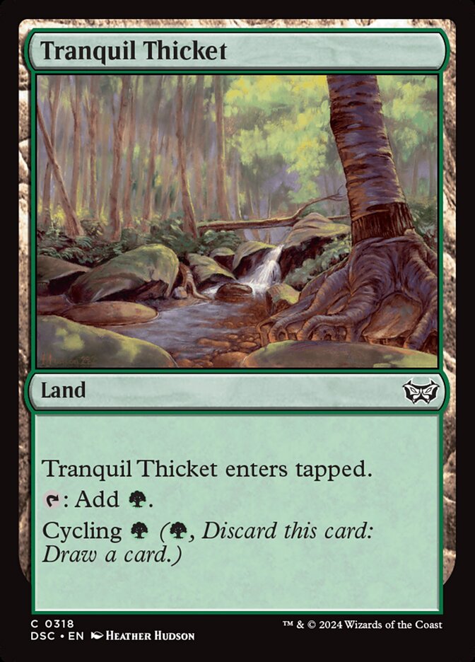 Tranquil Thicket — Duskmourn: House of Horror Commander (DSC) #318