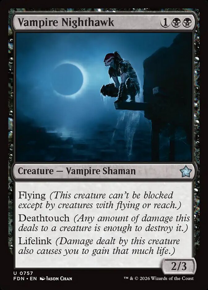 Vampire Nighthawk — Foundations (FDN) #757