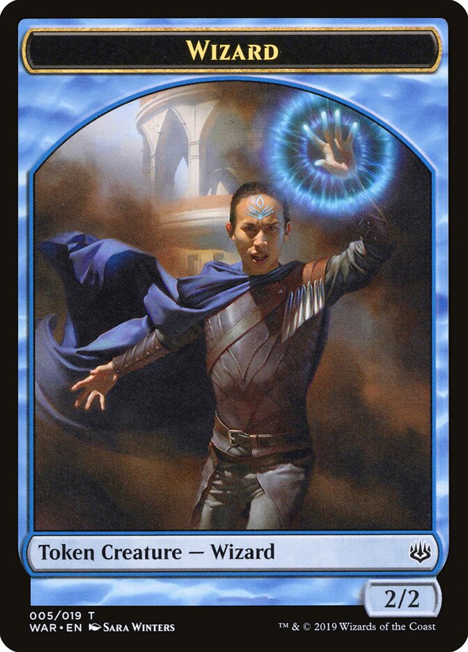 Wizard — War of the Spark Tokens (TWAR) #5