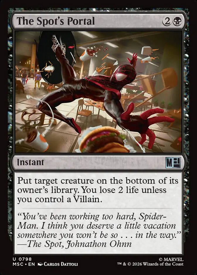 The Spot's Portal — Marvel Super Heroes Commander (MSC) #798