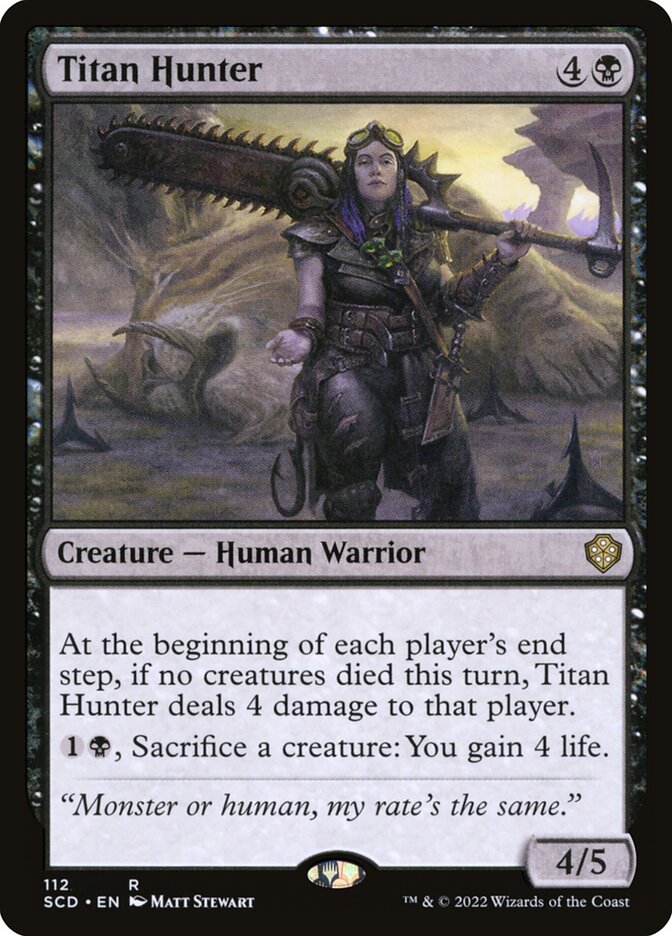 Titan Hunter — Starter Commander Decks (SCD) #112
