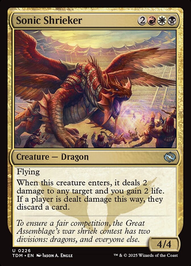 Sonic Shrieker — Tarkir: Dragonstorm (TDM) #226