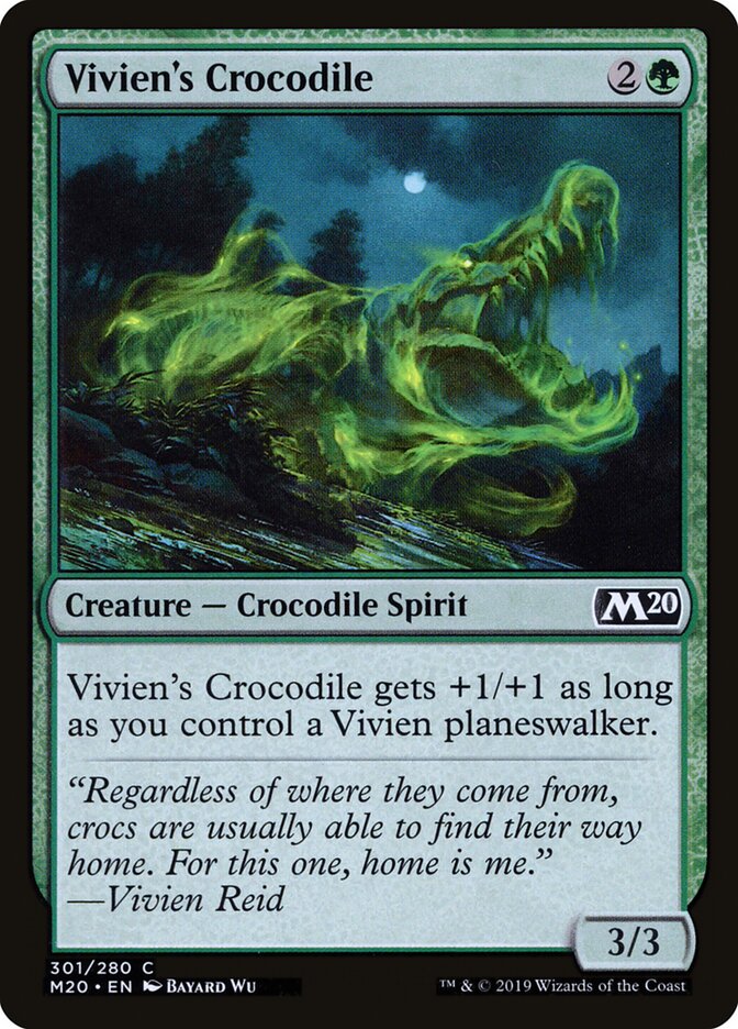 Vivien's Crocodile — Core Set 2020 (M20) #301