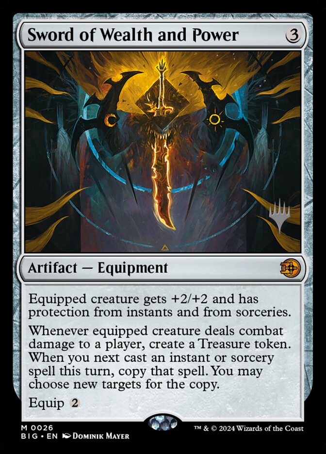 Sword of Wealth and Power — The Big Score Promos (PBIG) #26p