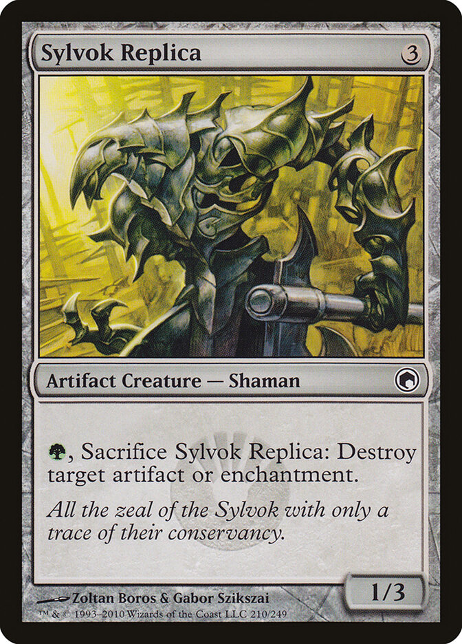 Sylvok Replica — Scars of Mirrodin (SOM) #210