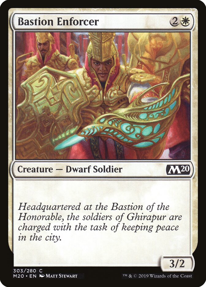 Bastion Enforcer — Core Set 2020 (M20) #303