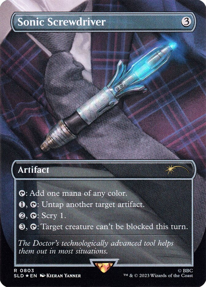 Sonic Screwdriver — Secret Lair Drop (SLD) #803