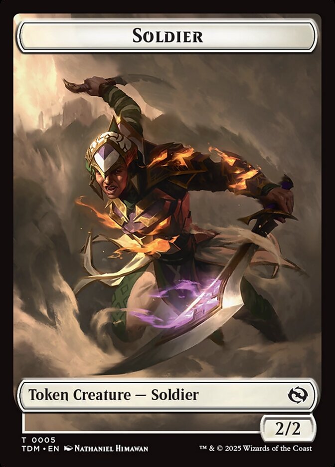 Soldier — Tarkir: Dragonstorm Tokens (TTDM) #5