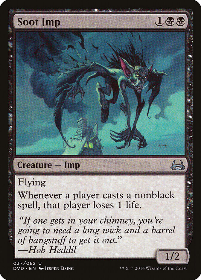 Soot Imp — Duel Decks Anthology: Divine vs. Demonic (DVD) #37