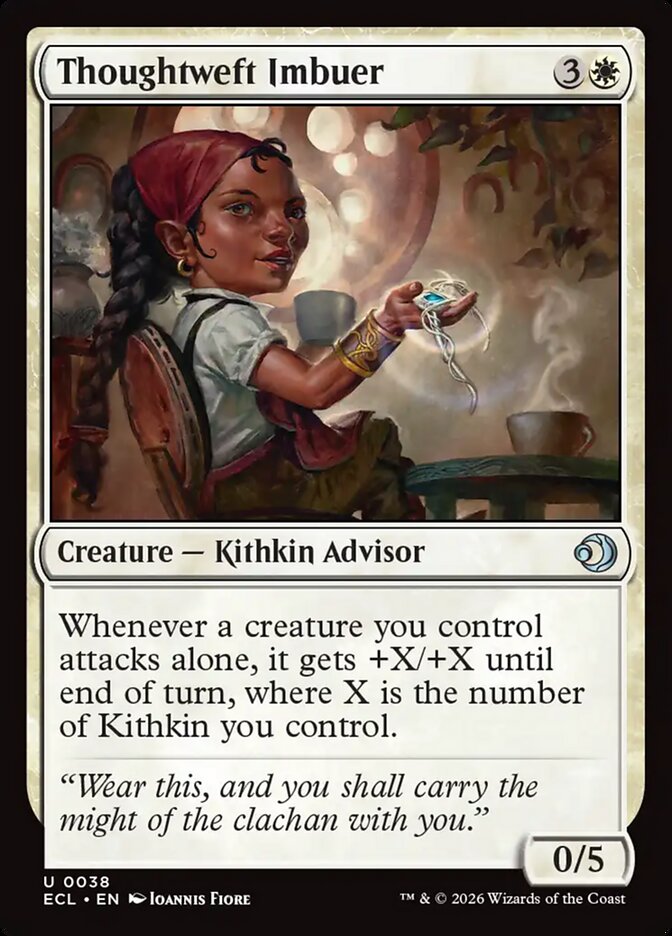 Thoughtweft Imbuer — Lorwyn Eclipsed (ECL) #38