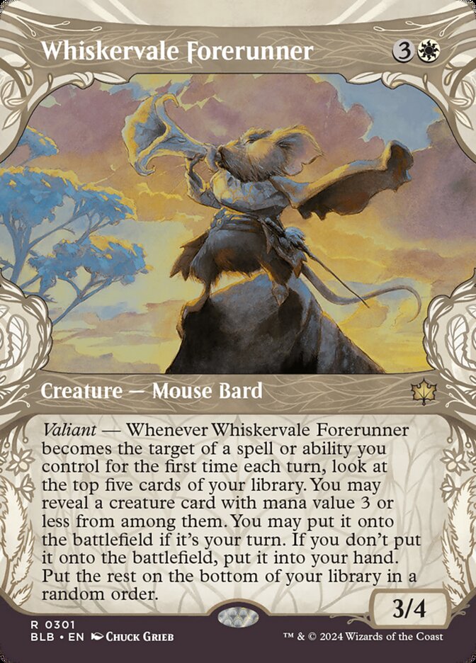 Whiskervale Forerunner — Bloomburrow (BLB) #301