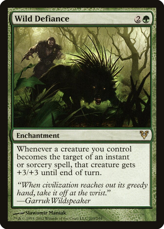 Wild Defiance — Avacyn Restored (AVR) #203