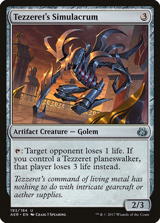 Tezzeret's Simulacrum — Aether Revolt (AER) #193