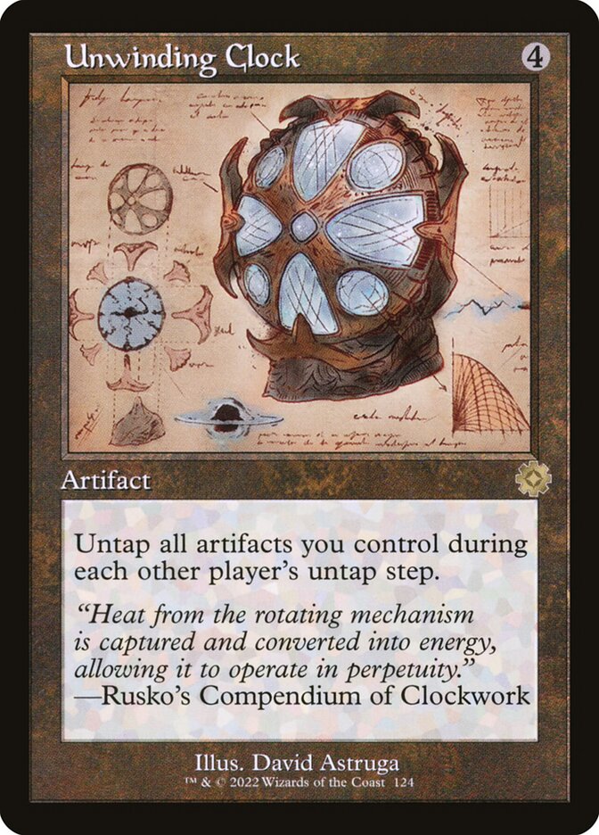 Unwinding Clock — The Brothers' War Retro Artifacts (BRR) #124
