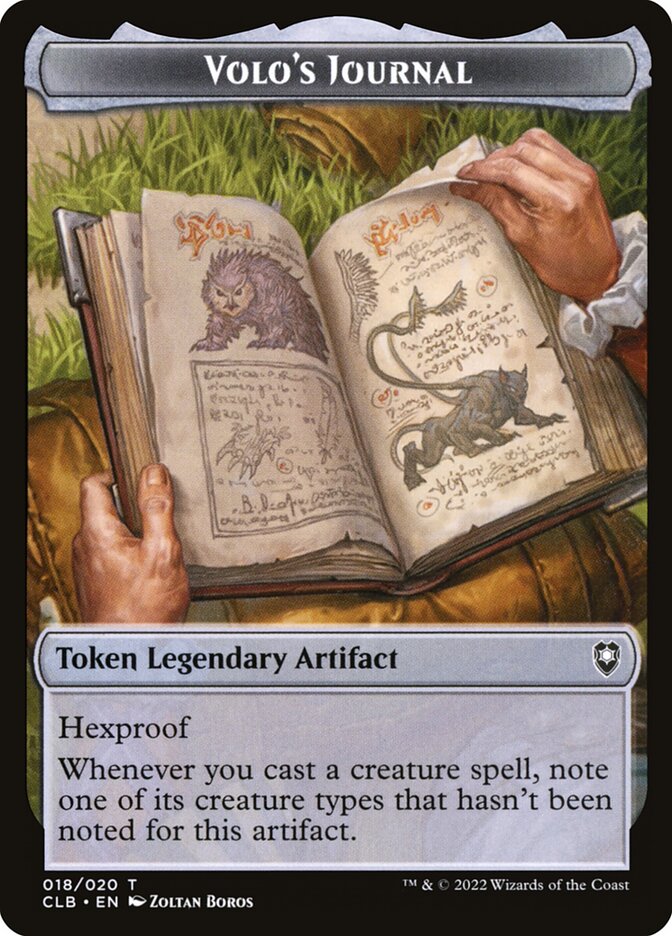 Volo's Journal — Battle for Baldur's Gate Tokens (TCLB) #18