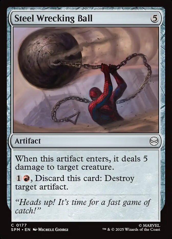 Steel Wrecking Ball — Marvel's Spider-Man (SPM) #177