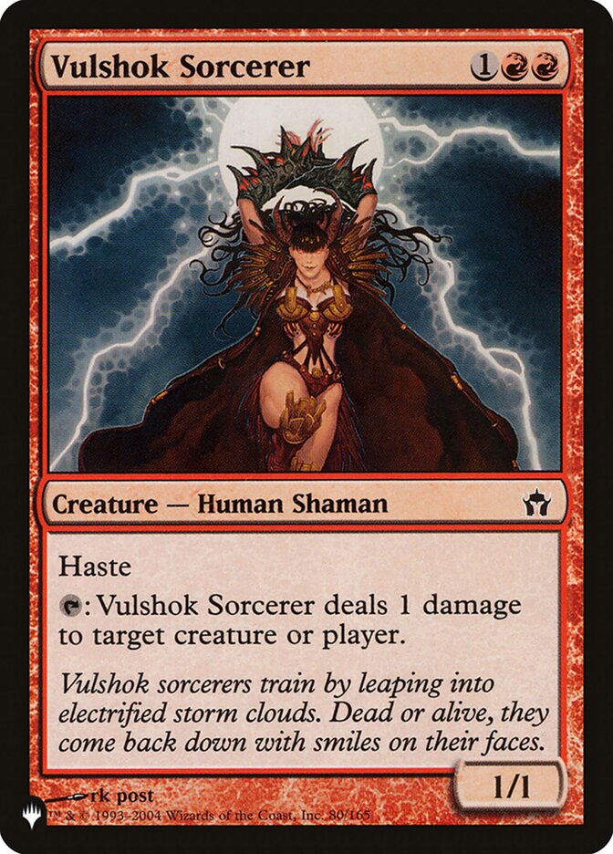 Vulshok Sorcerer — The List (PLST) #5DN-80