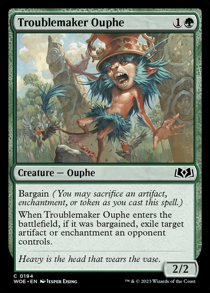 Troublemaker Ouphe — Wilds of Eldraine (WOE) #194