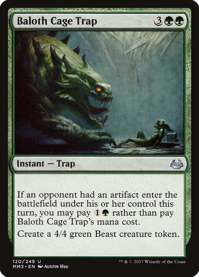 Baloth Cage Trap — Modern Masters 2017 (MM3) #120