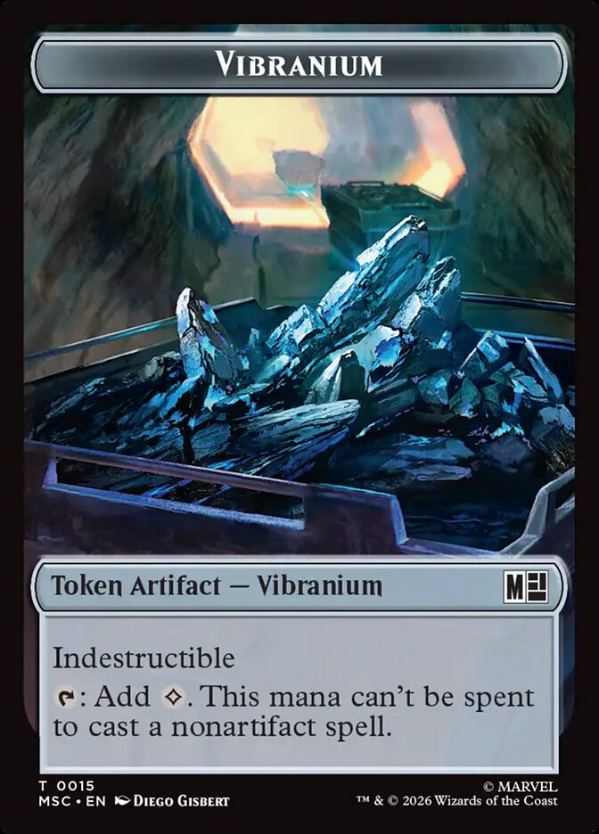 Vibranium — Marvel Super Heroes Commander Tokens (TMSC) #15