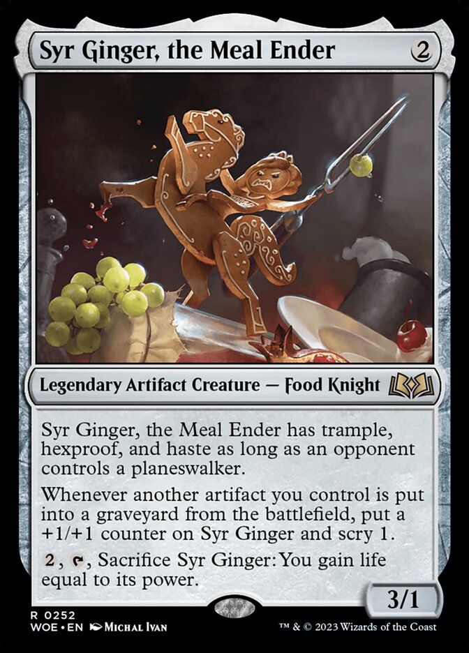 Syr Ginger, the Meal Ender — Wilds of Eldraine (WOE) #252