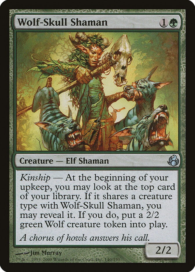 Wolf-Skull Shaman — Morningtide (MOR) #140