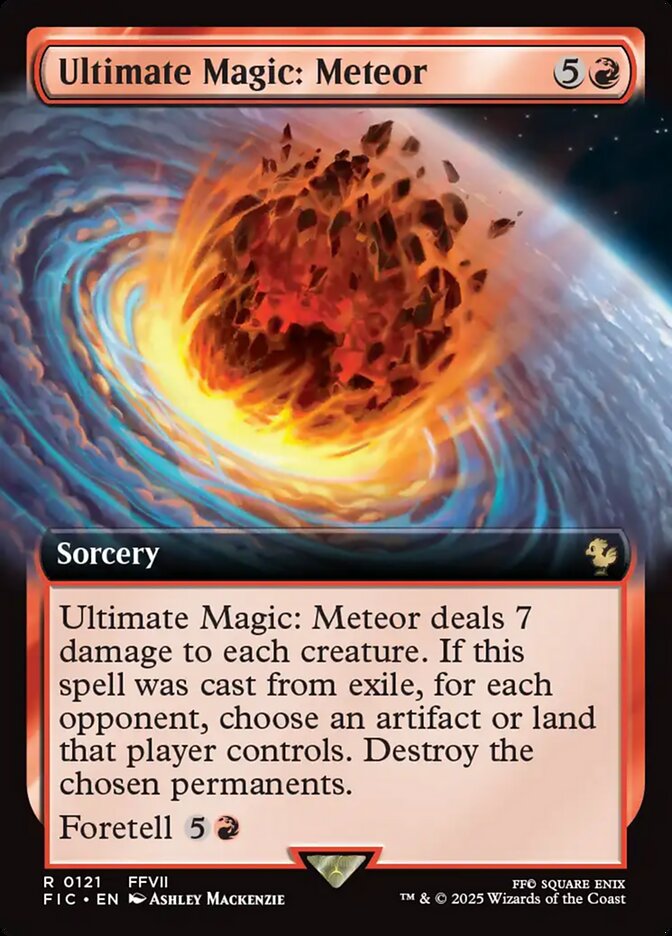 Ultimate Magic: Meteor — Final Fantasy Commander (FIC) #121