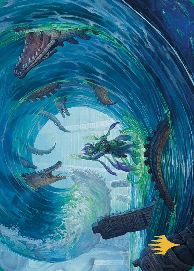 Wave Goodbye // Wave Goodbye — The Lost Caverns of Ixalan Art Series (ALCI) #76