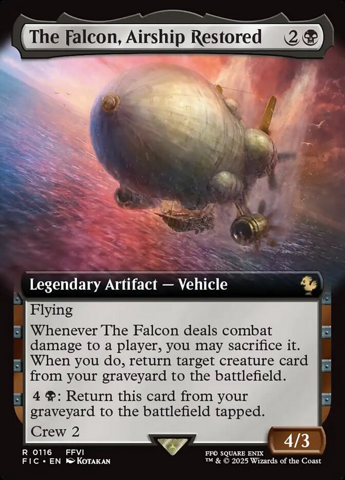 The Falcon, Airship Restored — Final Fantasy Commander (FIC) #116