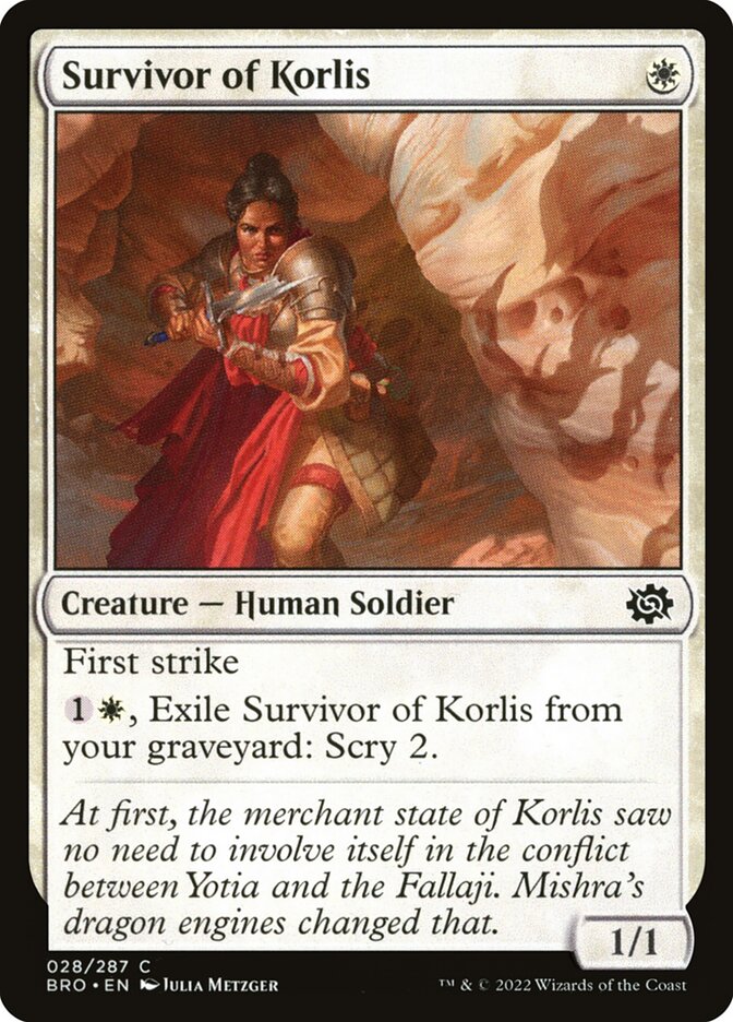 Survivor of Korlis — The Brothers' War (BRO) #28