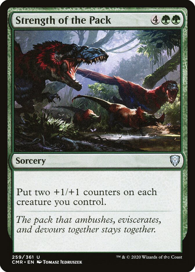 Strength of the Pack — Commander Legends (CMR) #259