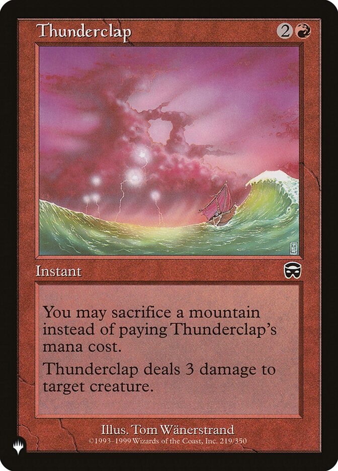 Thunderclap — The List (PLST) #MMQ-219