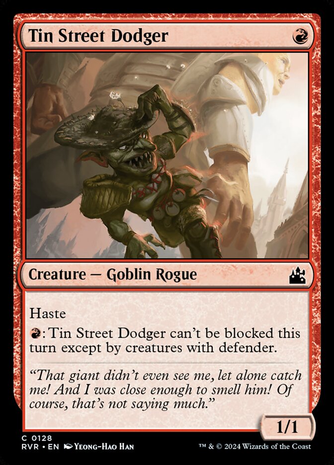Tin Street Dodger — Ravnica Remastered (RVR) #128