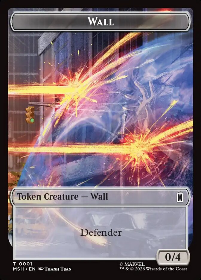 Wall — Marvel Super Heroes Tokens (TMSH) #1